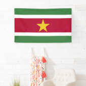 Banderoles Drapeau du Suriname (En situation)