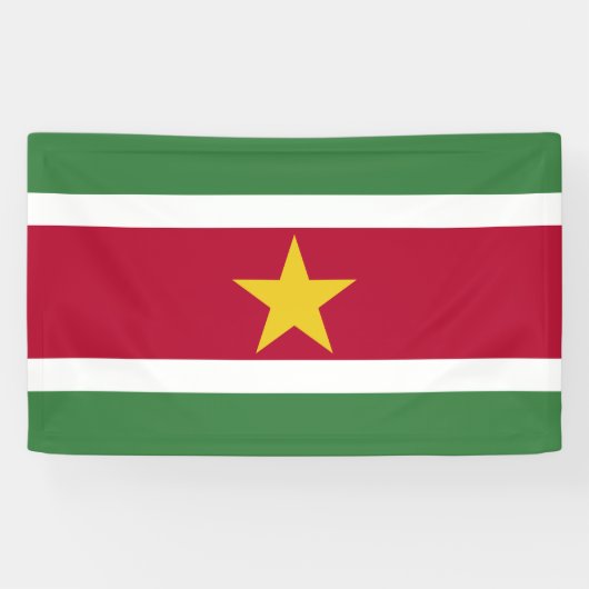 Banderoles Drapeau du Suriname (Horizontal)