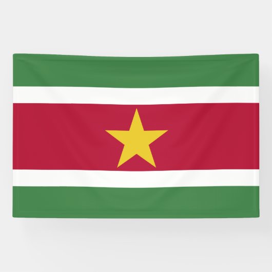 Banderoles Drapeau du Suriname (Horizontal)