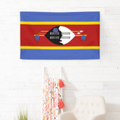 Banderoles drapeau du Swaziland (En situation)