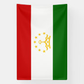 Banderoles Drapeau du Tadjikistan (Verticale)