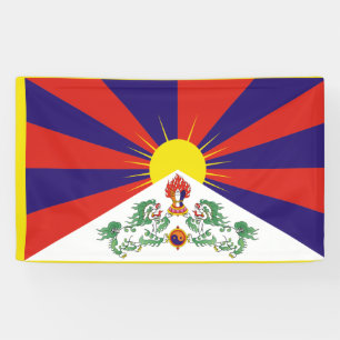 Banderoles Drapeau du Thibet