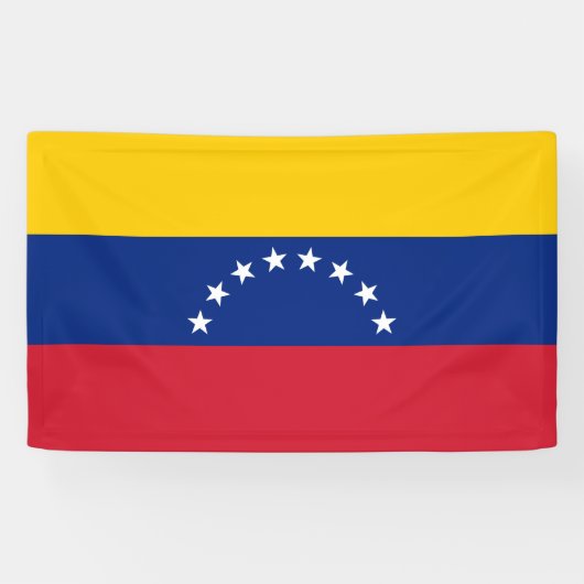 Banderoles Drapeau du Venezuela (Horizontal)