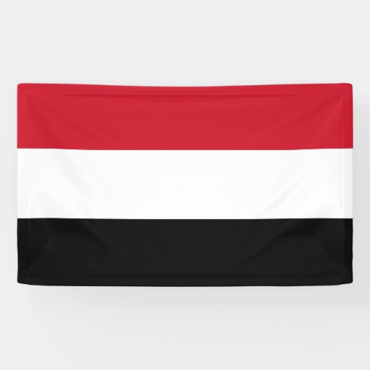 Banderoles Drapeau du Yémen (Horizontal)
