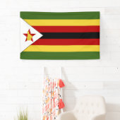 Banderoles drapeau du Zimbabwe (En situation)