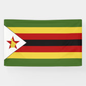 Banderoles drapeau du Zimbabwe (Horizontal)