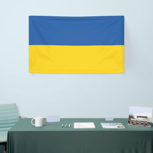 Banderoles Drapeau d'Ukraine (Salon professionnel)