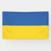 Banderoles Drapeau d'Ukraine (Horizontal)