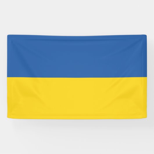 Banderoles Drapeau d'Ukraine (Horizontal)