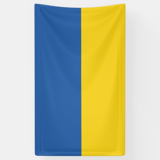 Banderoles Drapeau d'Ukraine (Vertical)