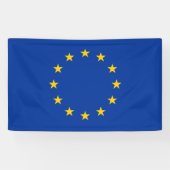 Banderoles Drapeau d'Union européenne d'E. - (Horizontal)