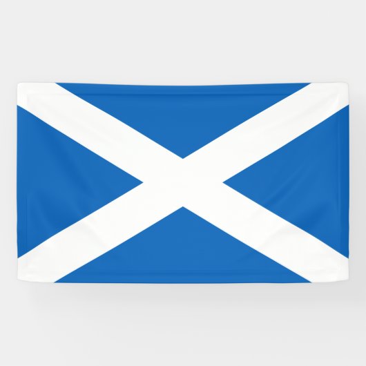 Banderoles Drapeau écossais (Saltire) (Drapeau écossais) (Horizontal)