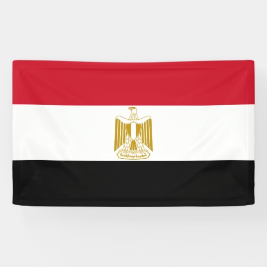 Banderoles Drapeau Égypte (Horizontal)