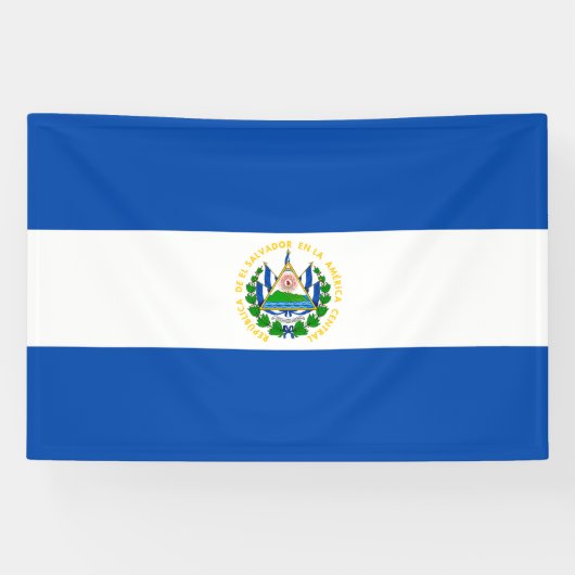 Banderoles Drapeau El Salvador (Horizontal)