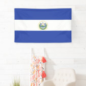 Banderoles Drapeau El Salvador (En situation)