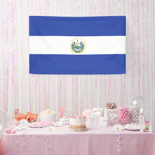 Banderoles Drapeau El Salvador (Fête)