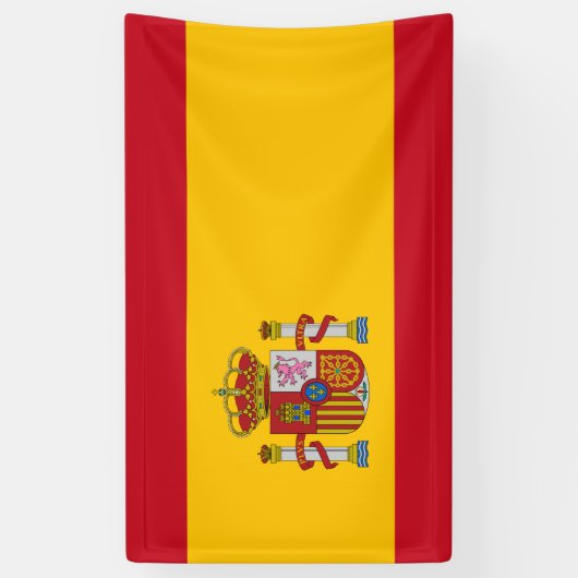Banderoles Drapeau espagnol (Vertical)