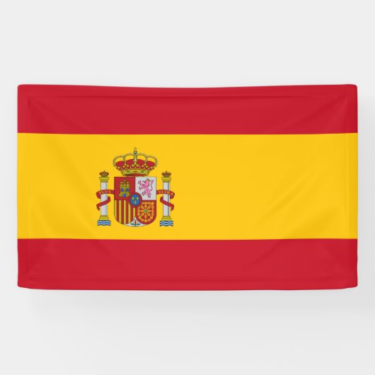 Banderoles Drapeau espagnol (Espagne) (Horizontal)