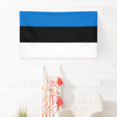 Banderoles Drapeau estonien (En situation)