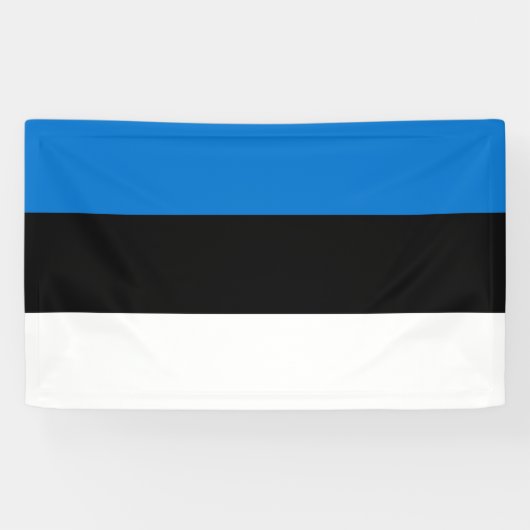 Banderoles Drapeau estonien (Horizontal)