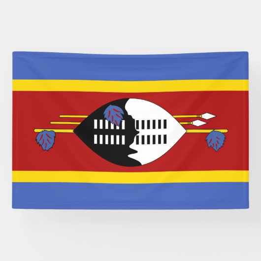 Banderoles Drapeau Eswatini (Horizontal)