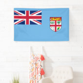 Banderoles Drapeau fidjien (Fidji) (En situation)