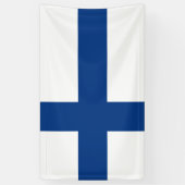 Banderoles Drapeau finlandais (Finlande) (Vertical)