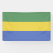 Banderoles Drapeau Gabon (Horizontal)