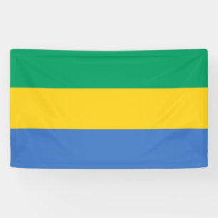 Banderoles Drapeau gabonais (Gabon)