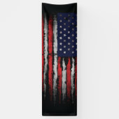 Banderoles Drapeau Grunge U.S.A (Vertical)