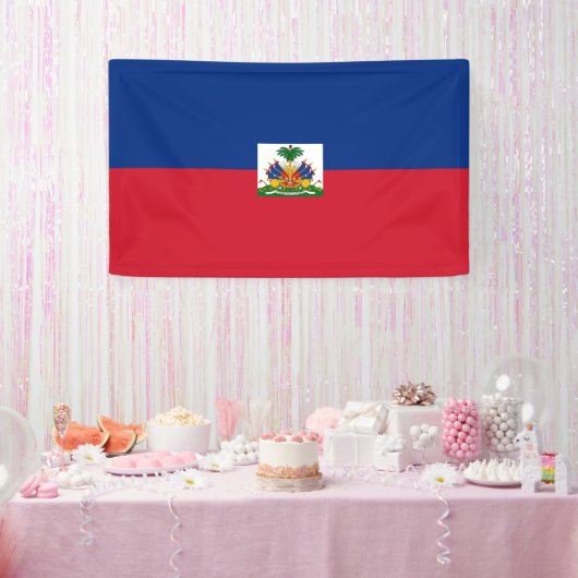 Banderoles Drapeau Haïti (Fête)
