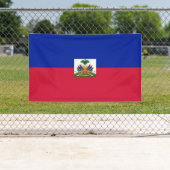 Banderoles Drapeau Haïti (En situation)