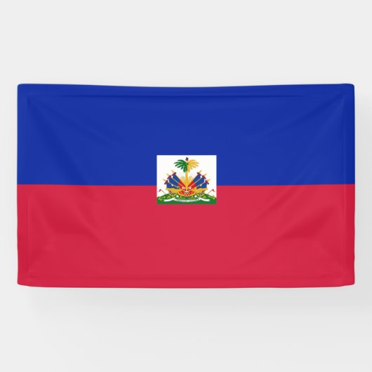 Banderoles Drapeau Haïti  (Horizontal)