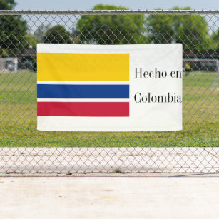 Banderoles Drapeau Hecho en Colombie