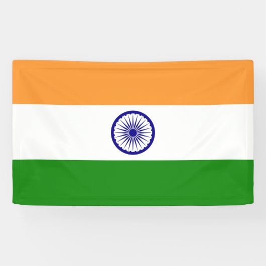 Banderoles Drapeau Inde (Horizontal)