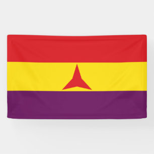 Banderoles Drapeau international des brigades (Guerre civile