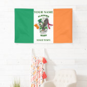 Banderoles Drapeau irlandais - Alabama irlandais (En situation)