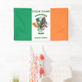 Banderoles Drapeau irlandais - Californie Irlande (En situation)