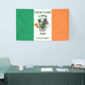 Banderoles Drapeau irlandais - Illinois Irish (Salon professionnel)