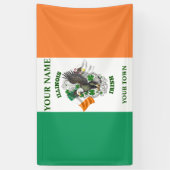 Banderoles Drapeau irlandais - Illinois Irish (Vertical)