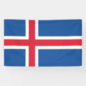 Banderoles Drapeau Islande (Horizontal)