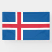 Banderoles Drapeau Islande (Horizontal)