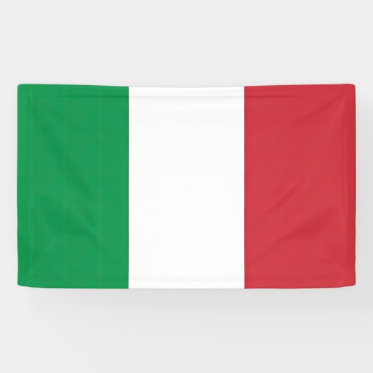 Banderoles Drapeau Italie Tricolore (Horizontal)