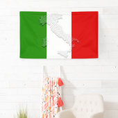 Banderoles Drapeau italien (En situation)