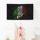 Banderoles Drapeau italien (En situation)