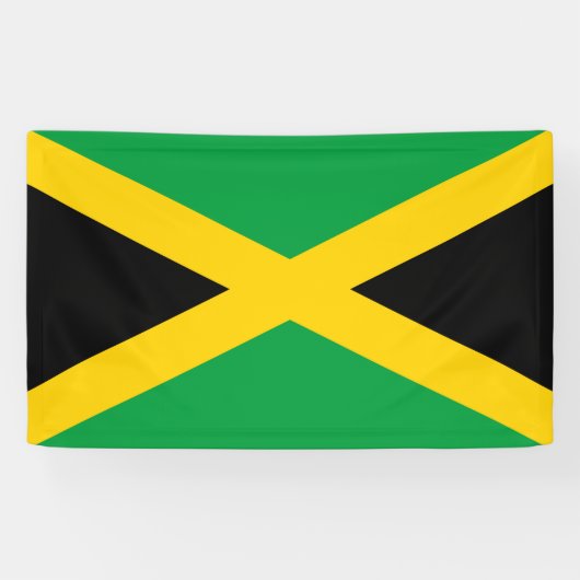 Banderoles Drapeau jamaïcain (Horizontal)