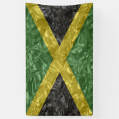 Banderoles Drapeau jamaïcain - Crinké (Vertical)