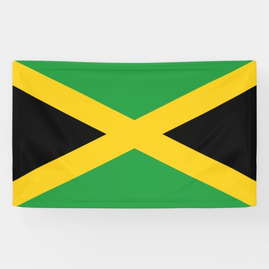 Banderoles Drapeau Jamaïque (Horizontal)