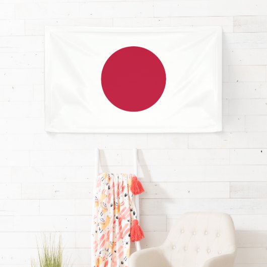 Banderoles Drapeau Japon (En situation)