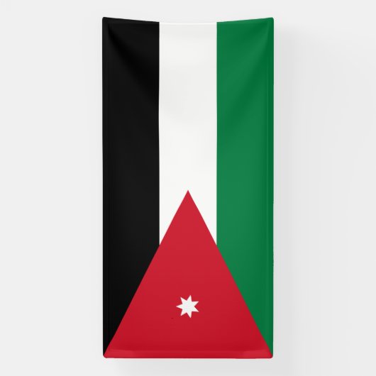 Banderoles Drapeau Jordanie (Verticale)